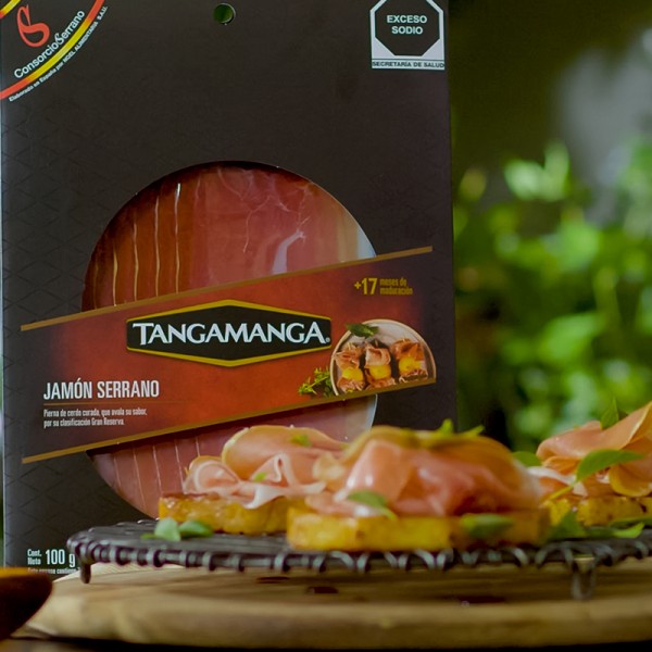 Piña al Grill con Jamón Serrano