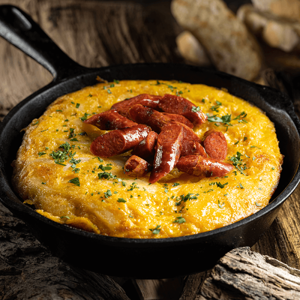 Tortilla Española con Chistorra